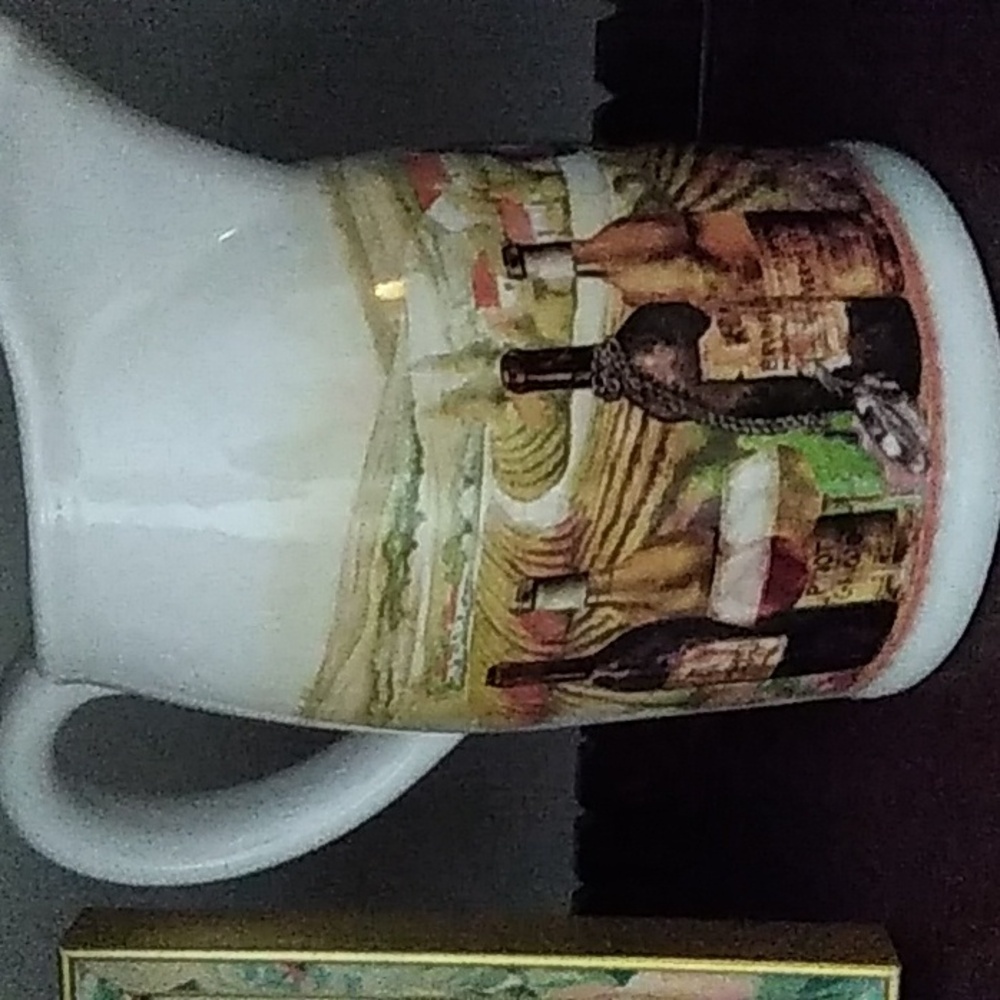 Tuscan Table Ceramic Pitcher - Picture 3 of 3